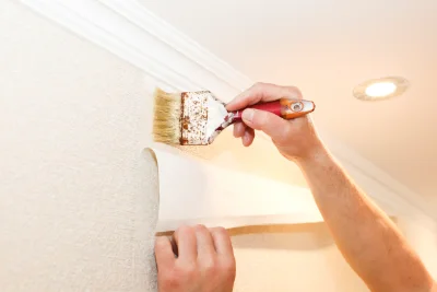 Pose de papier peint à Joze — revêtements muraux et toiles de verre